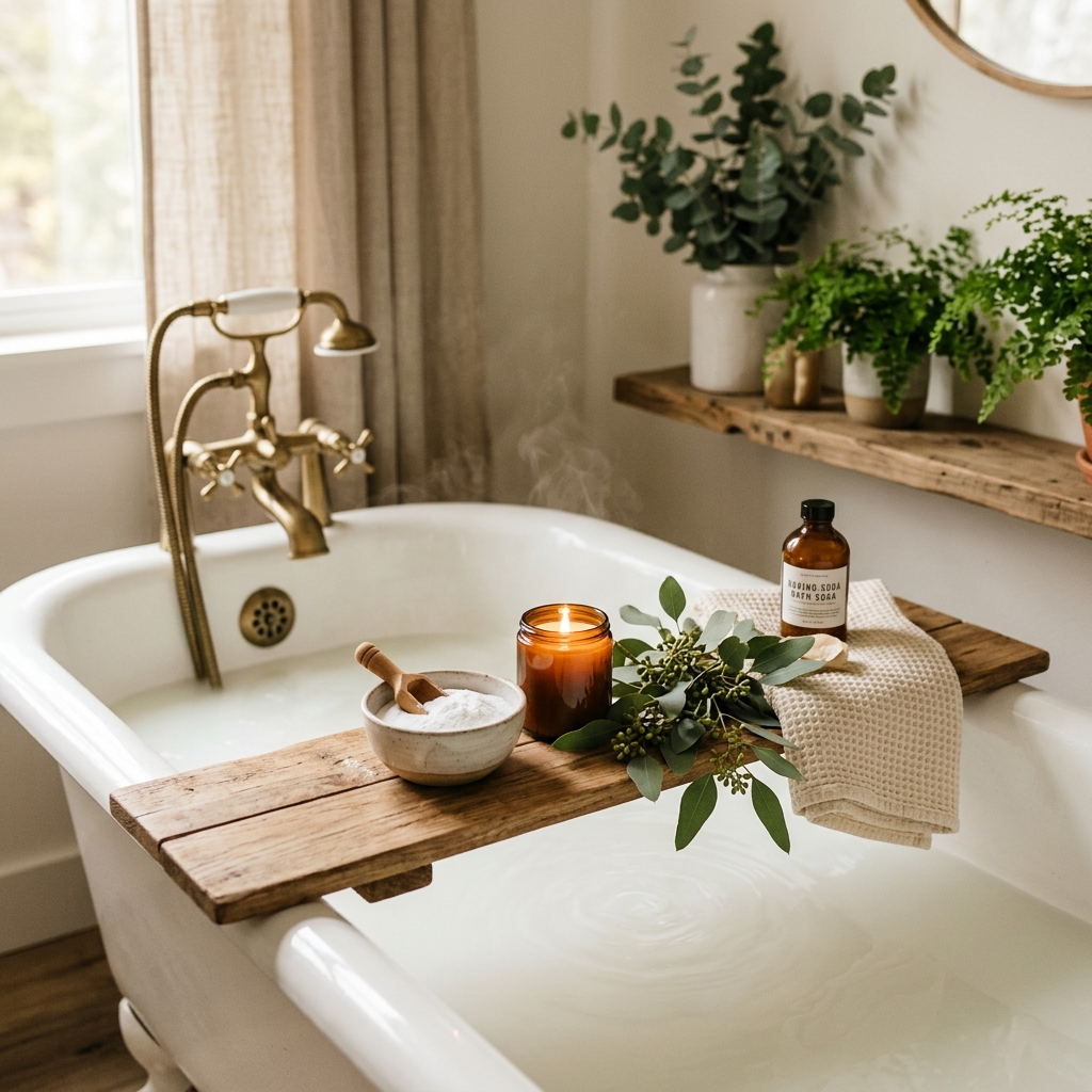 Baking soda detox bath